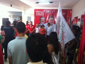 Berenice Gomes, coordenadora d campanha da Dilma no Maranhão declara seu apoio a Zé Inácio (PT).